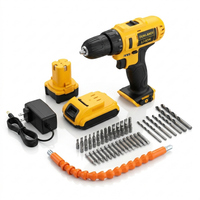 24V Cordless Lithium-Ion Drill Machine Toolkit with 2 Batteries & Accessories