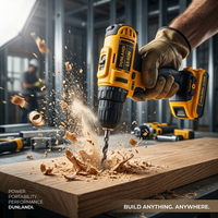 24V Cordless Lithium-Ion Drill Machine Toolkit with 2 Batteries & Accessories