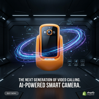 1080P Indoor Security Camera with 2.8” HD Screen, Two-Way Video Calling & Night Vision