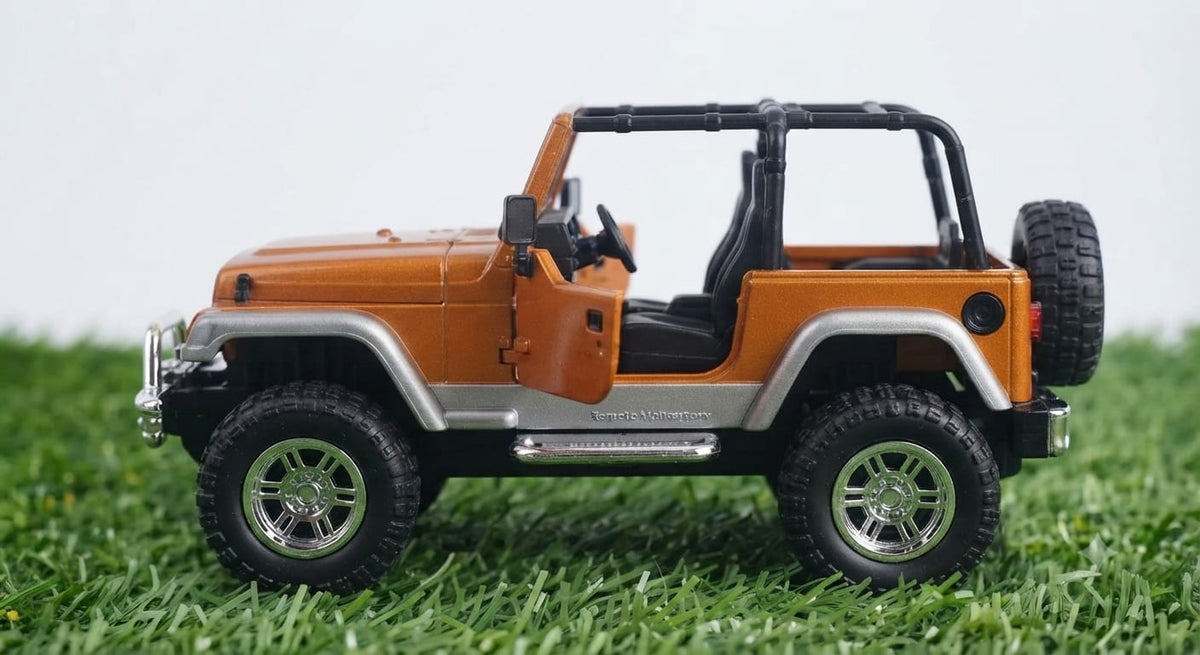 RC Off-Road Monster Jeep – Premium Die-Cast Toy Car with Openable Doors & 2.4GHz Control