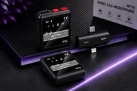 NeePho N56 Dual Wireless Microphone Transmitters – 2.4G Wireless Mic